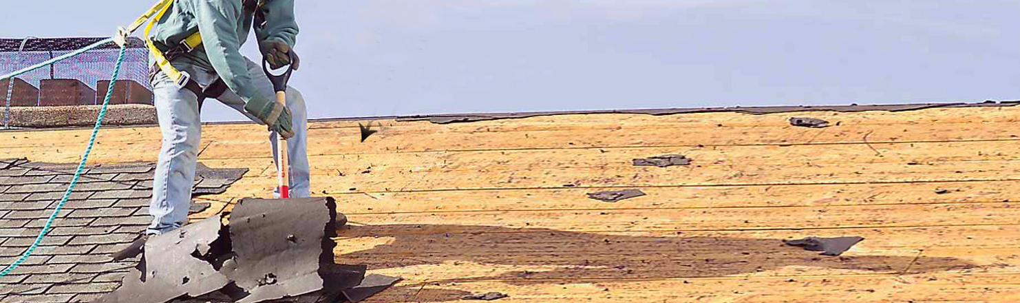 Asphalt roofing replacement