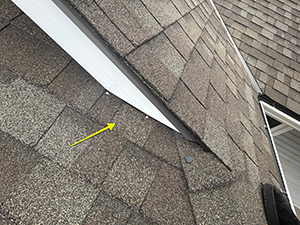 exposed nail heads that need new caulking and sealant